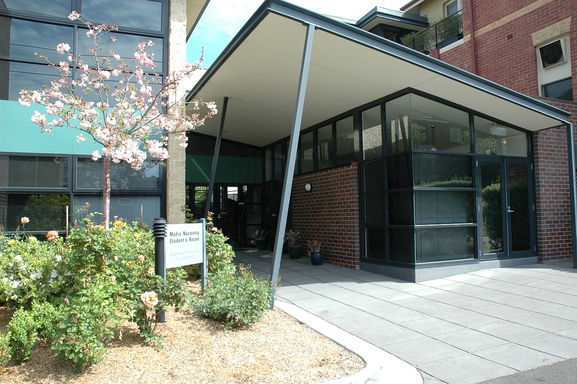 Student house entrance