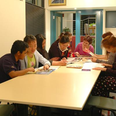 Students in Common Room