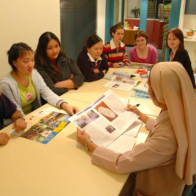 Students enjoying recreation